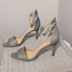 Silver Sparkly heels